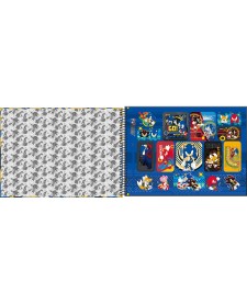 imagem de detalhe produto Caderno de Cartografia e Desenho Milimetrado Espiral Capa Dura Sonic 80 Folhas
