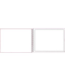imagem de detalhe produto Caderno de Cartografia e Desenho Milimetrado Espiral Capa Dura Zoom+ Feminino 96 Folhas