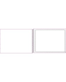 imagem de detalhe produto Caderno de Cartografia e Desenho Milimetrado Espiral Capa Dura Zoom+ Feminino 96 Folhas