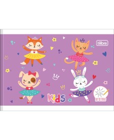 imagem principal do produto Caderno de Desenho Brochura Capa Flexível Kids 40 Folhas