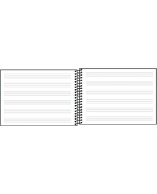imagem de detalhe produto Caderno de Música Espiral Capa Dura Pequeno Tilibra 80 Folhas