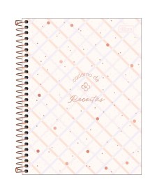 imagem principal do produto Caderno de Receitas Espiral Capa Dura Soho 90 Gramas 80 Folhas