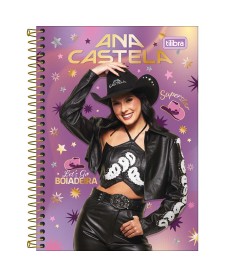 imagem principal do produto Caderno Espiral Capa Dura 1/4 Ana Castela 80 Folhas