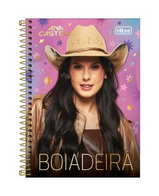 imagem principal do produto Caderno Espiral Capa Dura 1/4 Ana Castela 80 Folhas