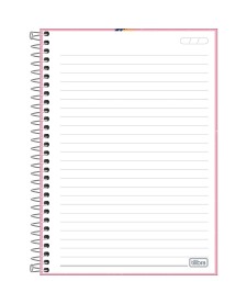imagem de detalhe produto Caderno Espiral Capa Dura 1/4 Bloom 80 Folhas