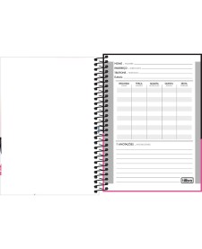 imagem de detalhe produto Caderno Espiral Capa Dura 1/4 Bloom 80 Folhas