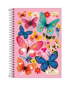 imagem principal do produto Caderno Espiral Capa Dura 1/4 Bloom 80 Folhas