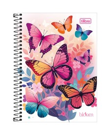 imagem principal do produto Caderno Espiral Capa Dura 1/4 Bloom 80 Folhas