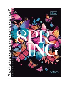 imagem principal do produto Caderno Espiral Capa Dura 1/4 Bloom 80 Folhas