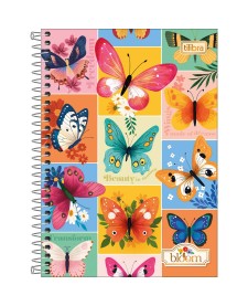imagem principal do produto Caderno Espiral Capa Dura 1/4 Bloom 80 Folhas