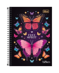 imagem principal do produto Caderno Espiral Capa Dura 1/4 Bloom 80 Folhas