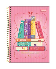 imagem principal do produto Caderno Espiral Capa Dura 1/4 Bookland 80 folhas