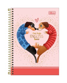 imagem principal do produto Caderno Espiral Capa Dura 1/4 Brownie 80 folhas