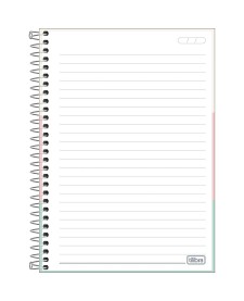 imagem de detalhe produto Caderno Espiral Capa Dura 1/4 Charme 80 Folhas