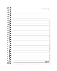 imagem de detalhe produto Caderno Espiral Capa Dura 1/4 Charme 80 Folhas
