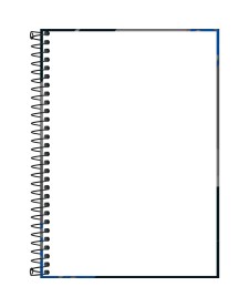 imagem de detalhe produto Caderno Espiral Capa Dura 1/4 D+ Masculino 200 Folhas