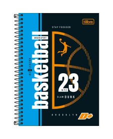imagem principal do produto Caderno Espiral Capa Dura 1/4 D+ Masculino 200 Folhas