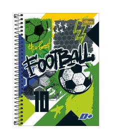 imagem principal do produto Caderno Espiral Capa Dura 1/4 D+ Masculino 200 Folhas
