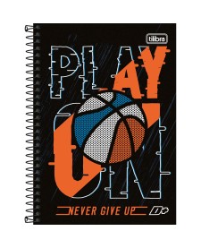 imagem principal do produto Caderno Espiral Capa Dura 1/4 D+ Masculino 96 Folhas