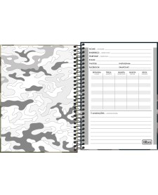 imagem de detalhe produto Caderno Espiral Capa Dura 1/4 Hide 80 Folhas