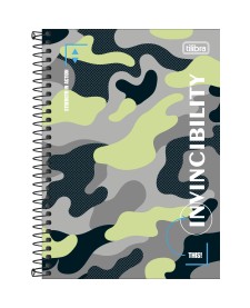 imagem principal do produto Caderno Espiral Capa Dura 1/4 Hide 80 Folhas