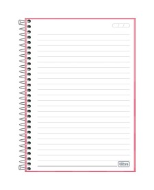 imagem de detalhe produto Caderno Espiral Capa Dura 1/4 Holly 80 Folhas
