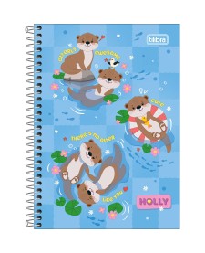 imagem principal do produto Caderno Espiral Capa Dura 1/4 Holly 80 Folhas