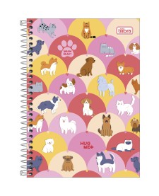 imagem principal do produto Caderno Espiral Capa Dura 1/4 Hug Me 80 Folhas