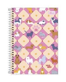 imagem principal do produto Caderno Espiral Capa Dura 1/4 Hug Me 80 Folhas