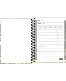 imagem de detalhe produto Caderno Espiral Capa Dura 1/4 Hype 80 Folhas