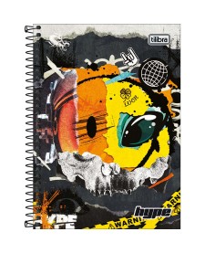 imagem principal do produto Caderno Espiral Capa Dura 1/4 Hype 80 Folhas