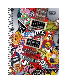 imagem principal do produto Caderno Espiral Capa Dura 1/4 Hype 80 Folhas