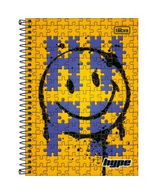 imagem principal do produto Caderno Espiral Capa Dura 1/4 Hype 80 Folhas