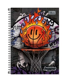 imagem principal do produto Caderno Espiral Capa Dura 1/4 Hype 80 Folhas