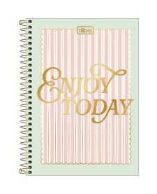 imagem principal do produto Caderno Espiral Capa Dura 1/4 Linea 80 Folhas