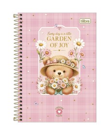 imagem principal do produto Caderno Espiral Capa Dura 1/4 Love Bears 80 Folhas