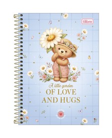 imagem principal do produto Caderno Espiral Capa Dura 1/4 Love Bears 80 Folhas
