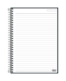 imagem de detalhe produto Caderno Espiral Capa Dura 1/4 Lunix 160 Folhas