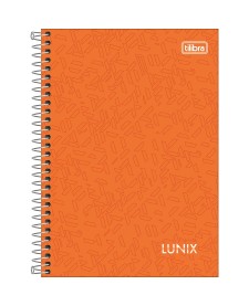 imagem principal do produto Caderno Espiral Capa Dura 1/4 Lunix 160 Folhas