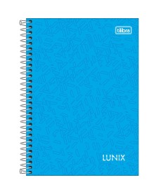 imagem principal do produto Caderno Espiral Capa Dura 1/4 Lunix 160 Folhas