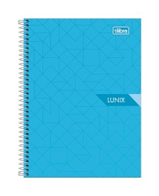 imagem principal do produto Caderno Espiral Capa Dura 1/4 Lunix 160 Folhas