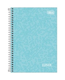 imagem principal do produto Caderno Espiral Capa Dura 1/4 Lunix 160 Folhas