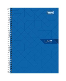 imagem principal do produto Caderno Espiral Capa Dura 1/4 Lunix 160 Folhas