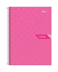 imagem principal do produto Caderno Espiral Capa Dura 1/4 Lunix 80 Folhas