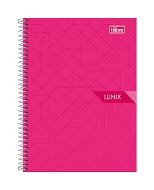 imagem principal do produto Caderno Espiral Capa Dura 1/4 Lunix 80 Folhas