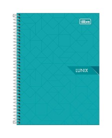 imagem principal do produto Caderno Espiral Capa Dura 1/4 Lunix 80 Folhas
