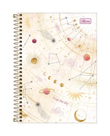 imagem principal do produto Caderno Espiral Capa Dura 1/4 Magic 80 Folhas