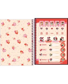 imagem de detalhe produto Caderno Espiral Capa Dura 1/4 Minnie 80 Folhas