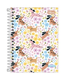 imagem principal do produto Caderno Espiral Capa Dura 1/4 Pepper Feminino 160 Folhas