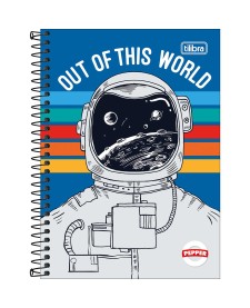 imagem principal do produto Caderno Espiral Capa Dura 1/4 Pepper Masculino 80 Folhas